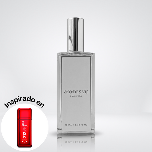 Inspirado en 212 Vip Black Red - Carolina Herrera
